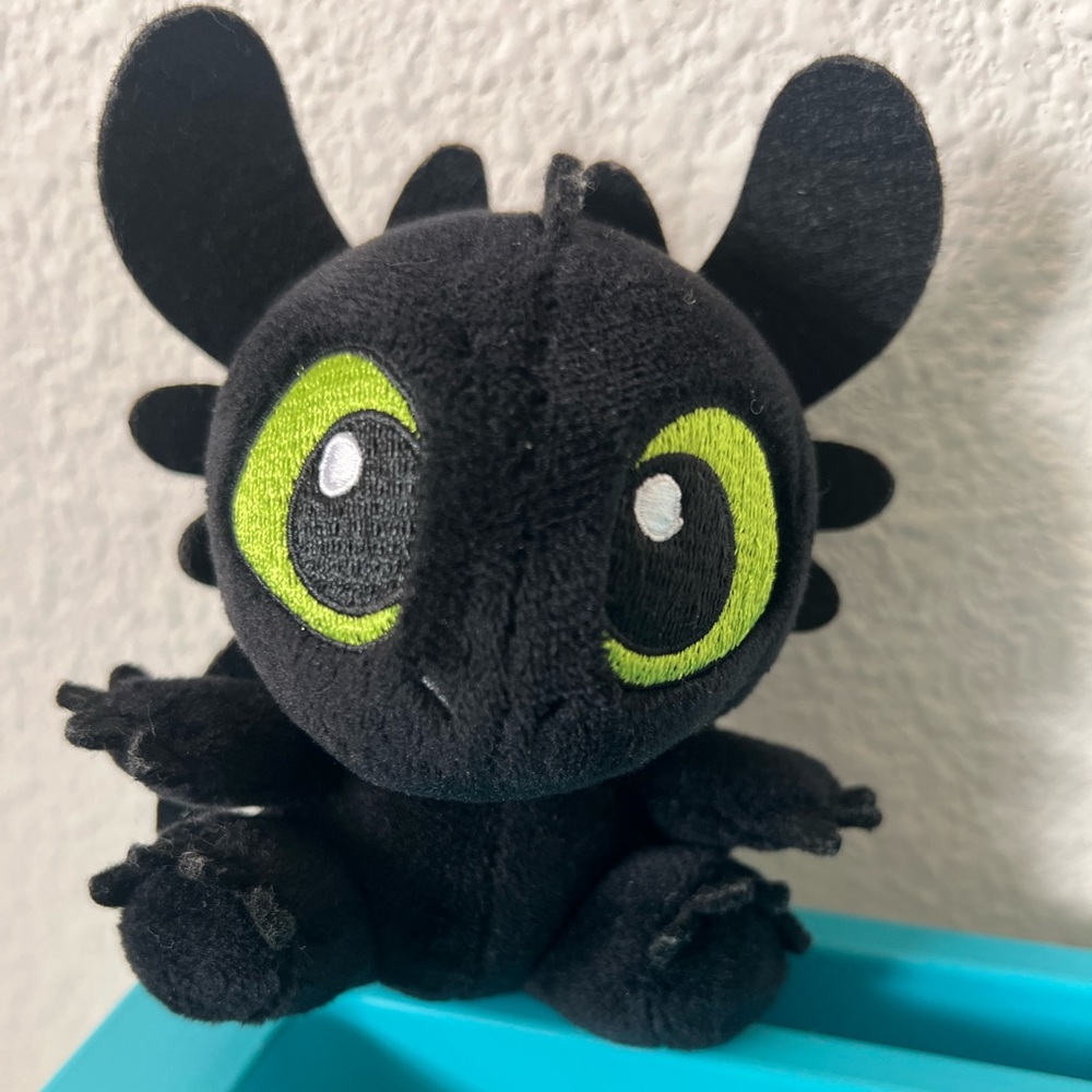 Toothless Plush Toy – 6” Night Fury Dragon – HTTYD Collectible Stuffed Animal